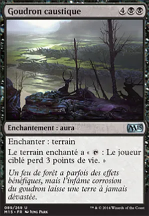 Goudron caustique
