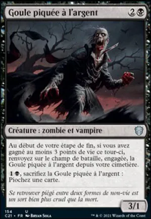 Goule piquée à l'argent