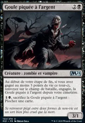 Goule piquée à l'argent