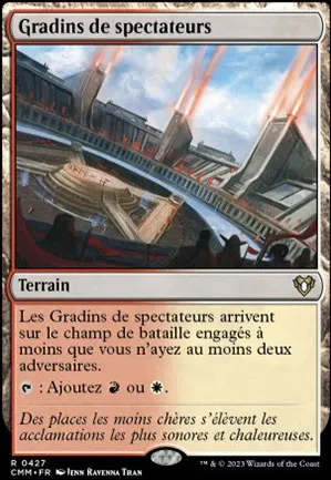 Gradins de spectateurs