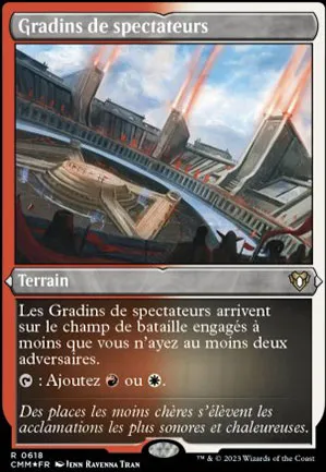 Gradins de spectateurs