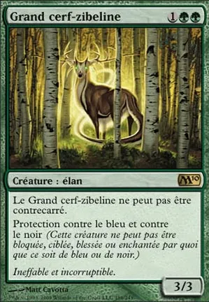 Grand cerf-zibeline