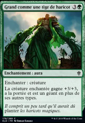 Grand comme une tige de haricot