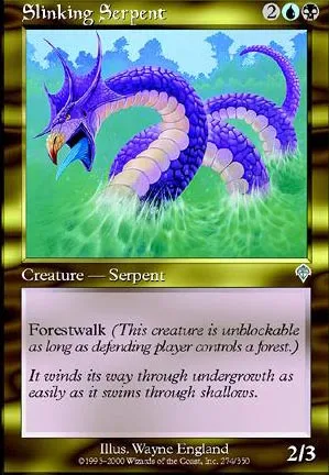 Grand serpent sinueux