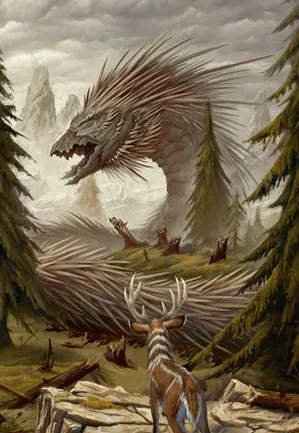 Grande guivre à aiguilles - Illustration