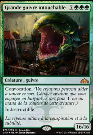 Grande guivre intouchable