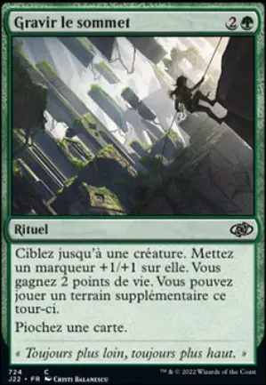 Gravir le sommet