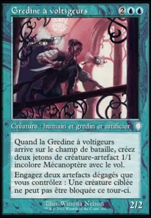 Gredine à voltigeurs