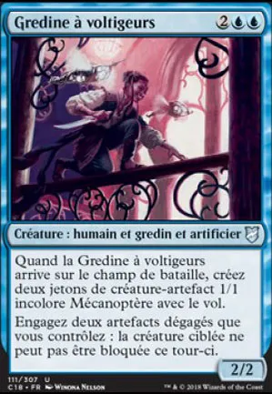 Gredine à voltigeurs