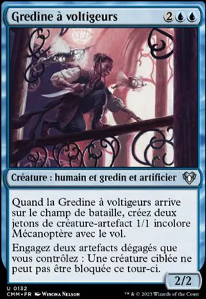 Gredine à voltigeurs