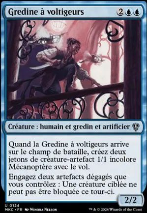 Gredine à voltigeurs
