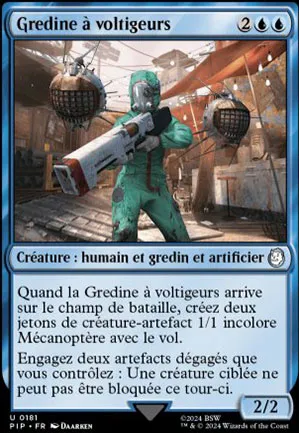 Gredine à voltigeurs