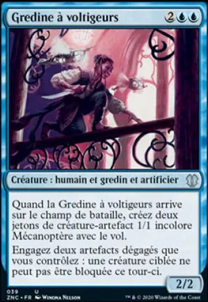 Gredine à voltigeurs