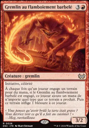 Gremlin au flamboiement barbelé