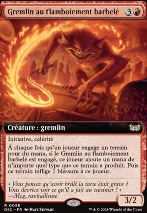 Gremlin au flamboiement barbelé