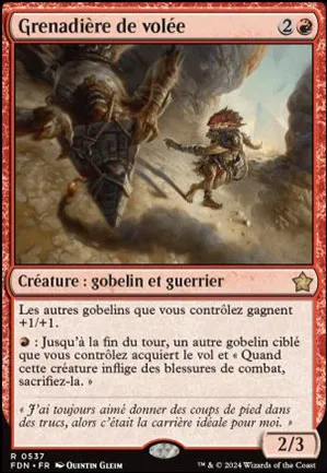 Grenadière de volée