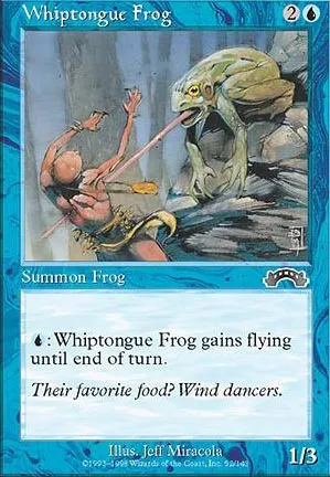 Grenouille à langue de fouet
