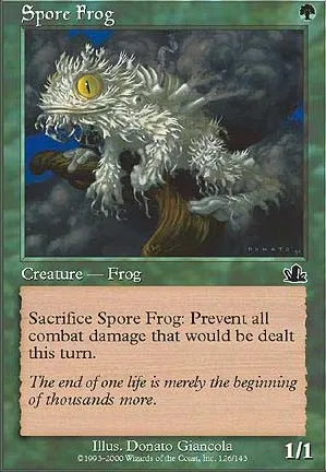 Grenouille à spores