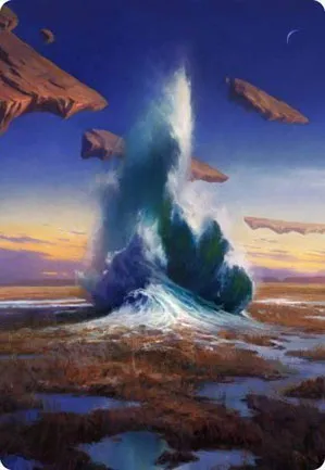 Grève inondée - Illustration