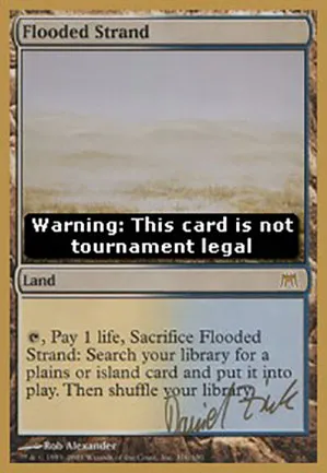 Grève inondée