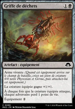 Griffe de déchets