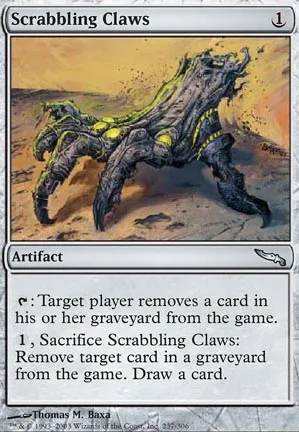 Griffes racleuses