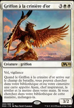 Griffon à la crinière d'or