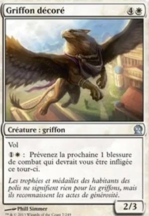 Griffon décoré