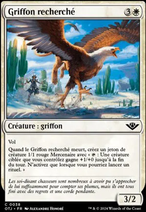 Griffon recherché