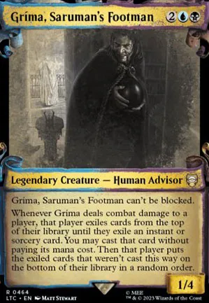 Gríma, valet de pied de Saruman