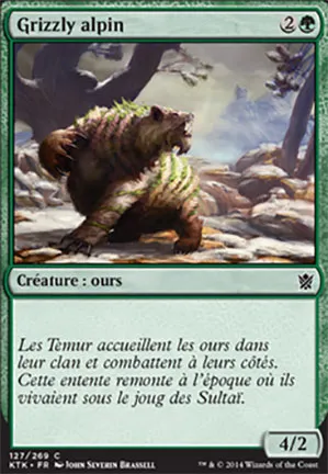Grizzly alpin