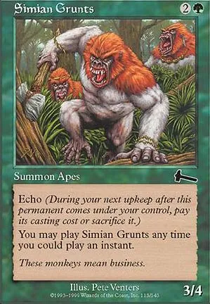 Grognards simiesques