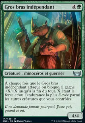 Gros bras indépendant