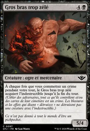 Gros bras trop zélé