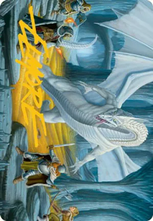 Grotte du dragon de givre - Illustration