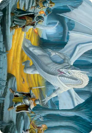 Grotte du dragon de givre - Illustration