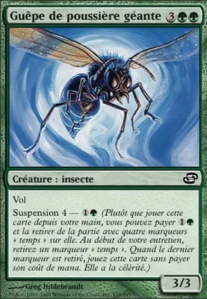Guêpe de poussière géante