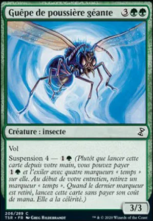 Guêpe de poussière géante