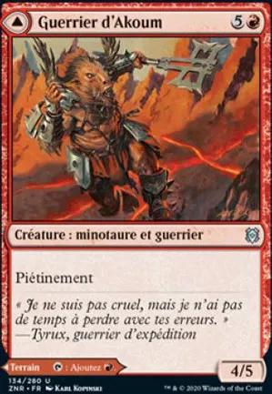 Guerrier d'Akoum // Crocs d'Akoum