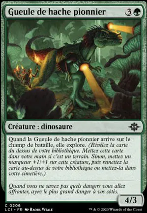 Gueule de hache pionnier