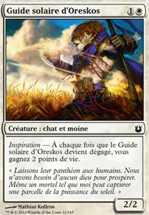 Guide solaire d'Oreskos