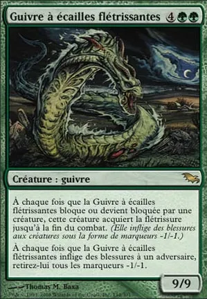 Guivre à écailles flétrissantes