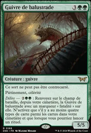 Guivre de balustrade