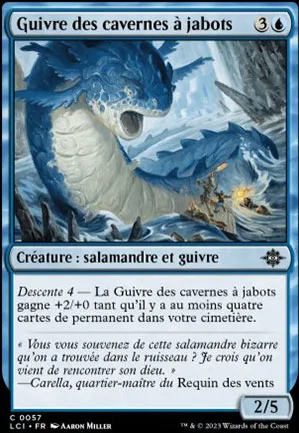 Guivre des cavernes à jabots