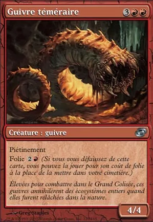 Guivre téméraire