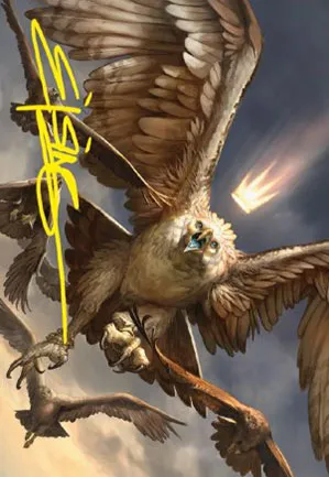 Gwaihir, le plus grand des aigles - Illustration