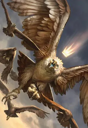 Gwaihir, le plus grand des aigles - Illustration