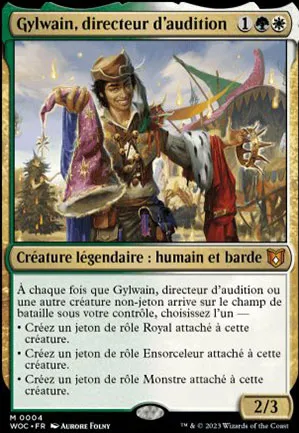 Gylwain, directeur d'audition