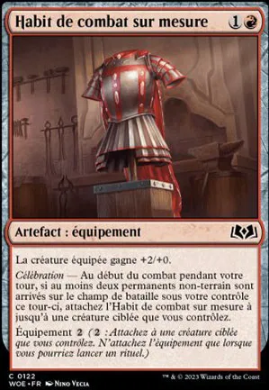 Habit de combat sur mesure