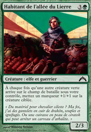 Habitant de l'allée du Lierre